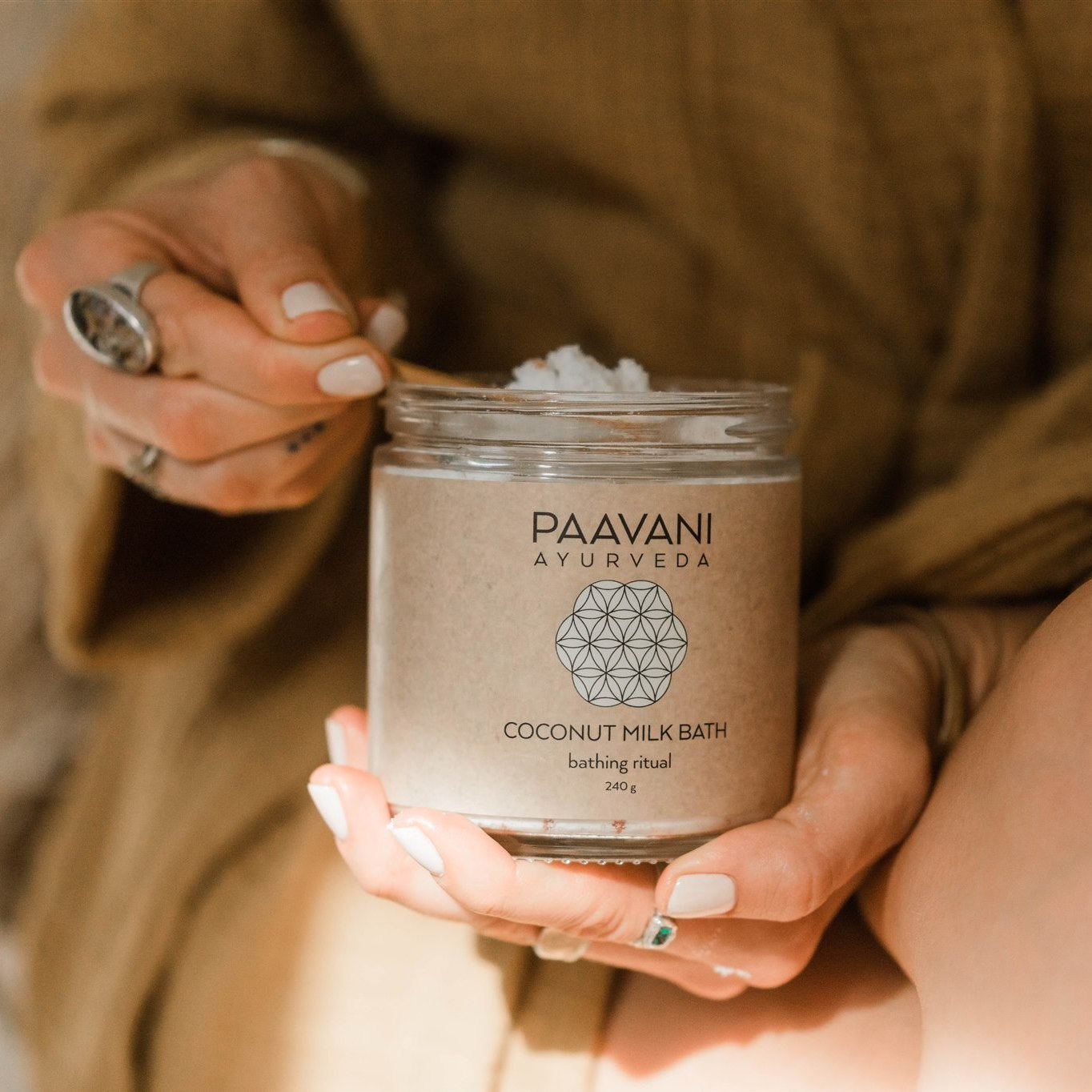 Coconut Milk Bath | Ayurvedic Herbal Soaking Ritual for Skin & Spirit | Dirt Rich Elegance | Apparel, Accessories, Home Goods & Personal Care