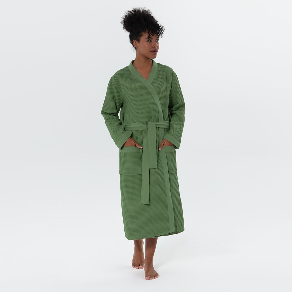 Women’s Lightweight Kimono Waffle Spa Robe | Dirt Rich Elegance | Apparel, Accessories, Home Goods & Personal Care