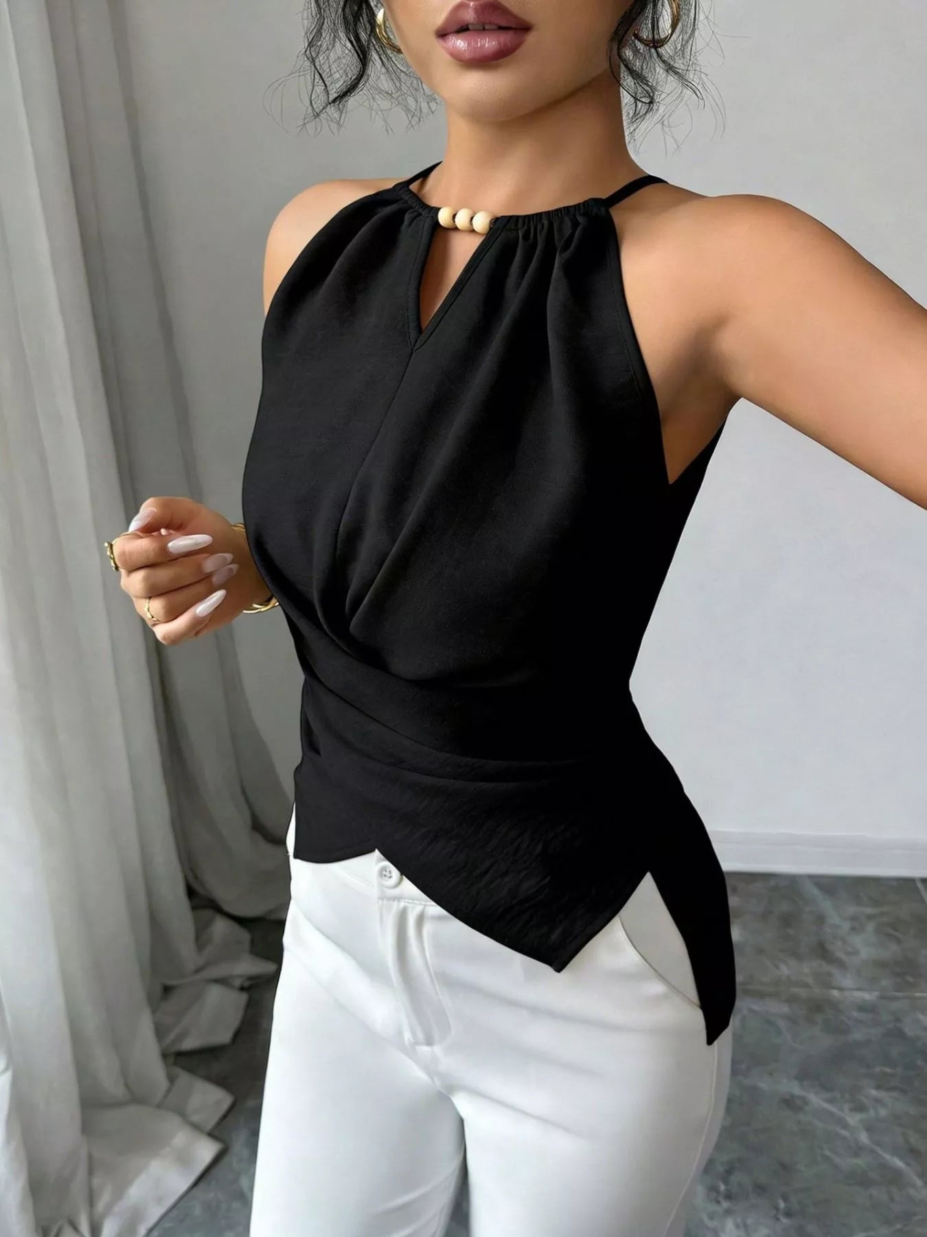 Halter Neck Crisscross Cami | Dirt Rich Elegance | Apparel, Accessories, Home Goods & Personal Care