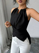 Halter Neck Crisscross Cami | Dirt Rich Elegance | Apparel, Accessories, Home Goods & Personal Care
