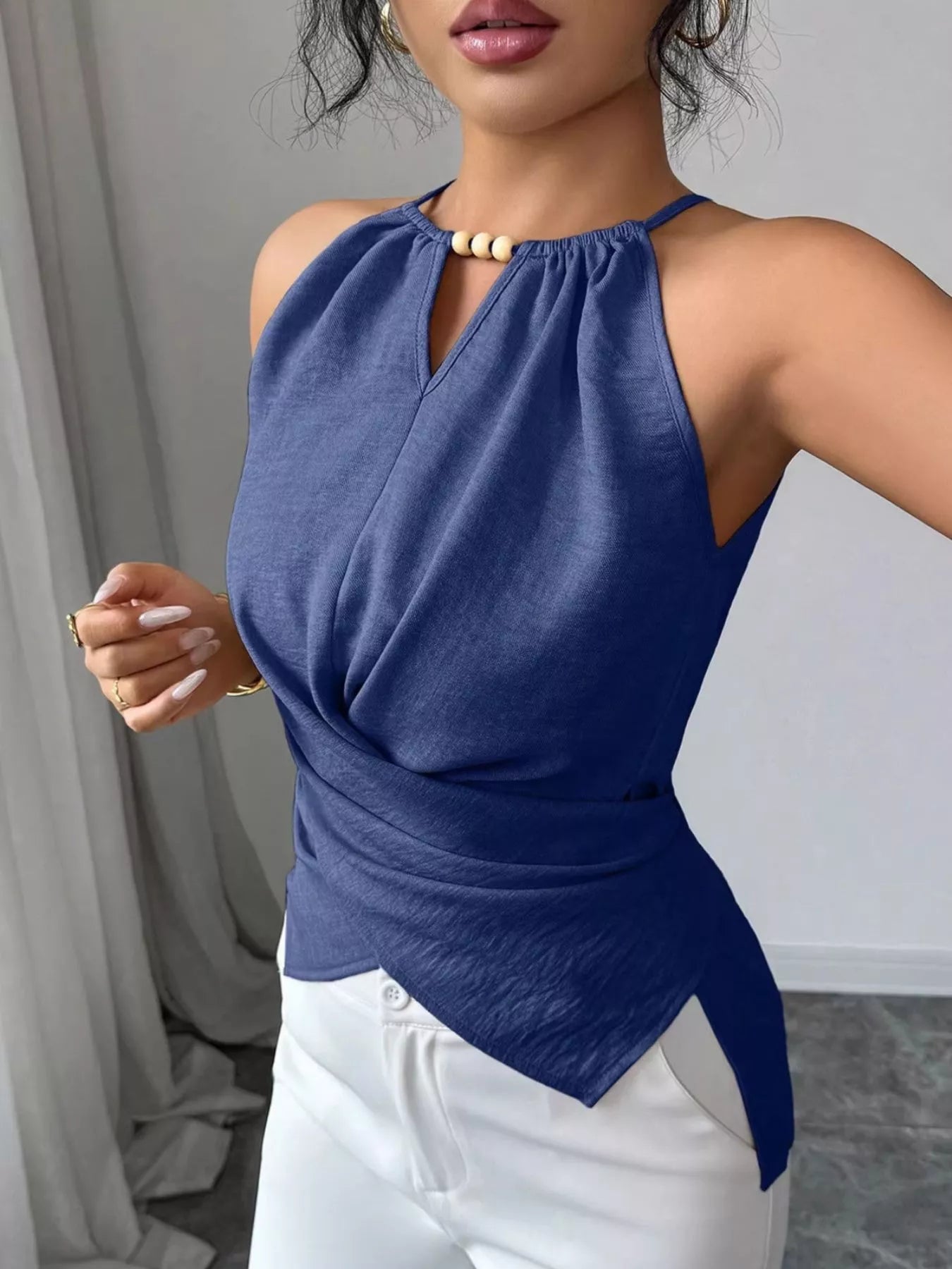 Halter Neck Crisscross Cami | Dirt Rich Elegance | Apparel, Accessories, Home Goods & Personal Care