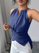 Halter Neck Crisscross Cami | Dirt Rich Elegance | Apparel, Accessories, Home Goods & Personal Care