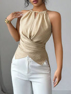 Halter Neck Crisscross Cami | Dirt Rich Elegance | Apparel, Accessories, Home Goods & Personal Care