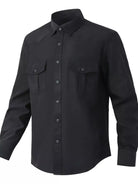 Men's Solid Color Long Sleeve Button-Up Shirt | Dirt Rich Elegance | Apparel, Accessories, Home Goods & Personal Care