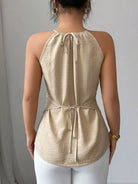 Halter Neck Crisscross Cami | Dirt Rich Elegance | Apparel, Accessories, Home Goods & Personal Care