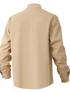 Men's Solid Color Long Sleeve Button-Up Shirt | Dirt Rich Elegance | Apparel, Accessories, Home Goods & Personal Care