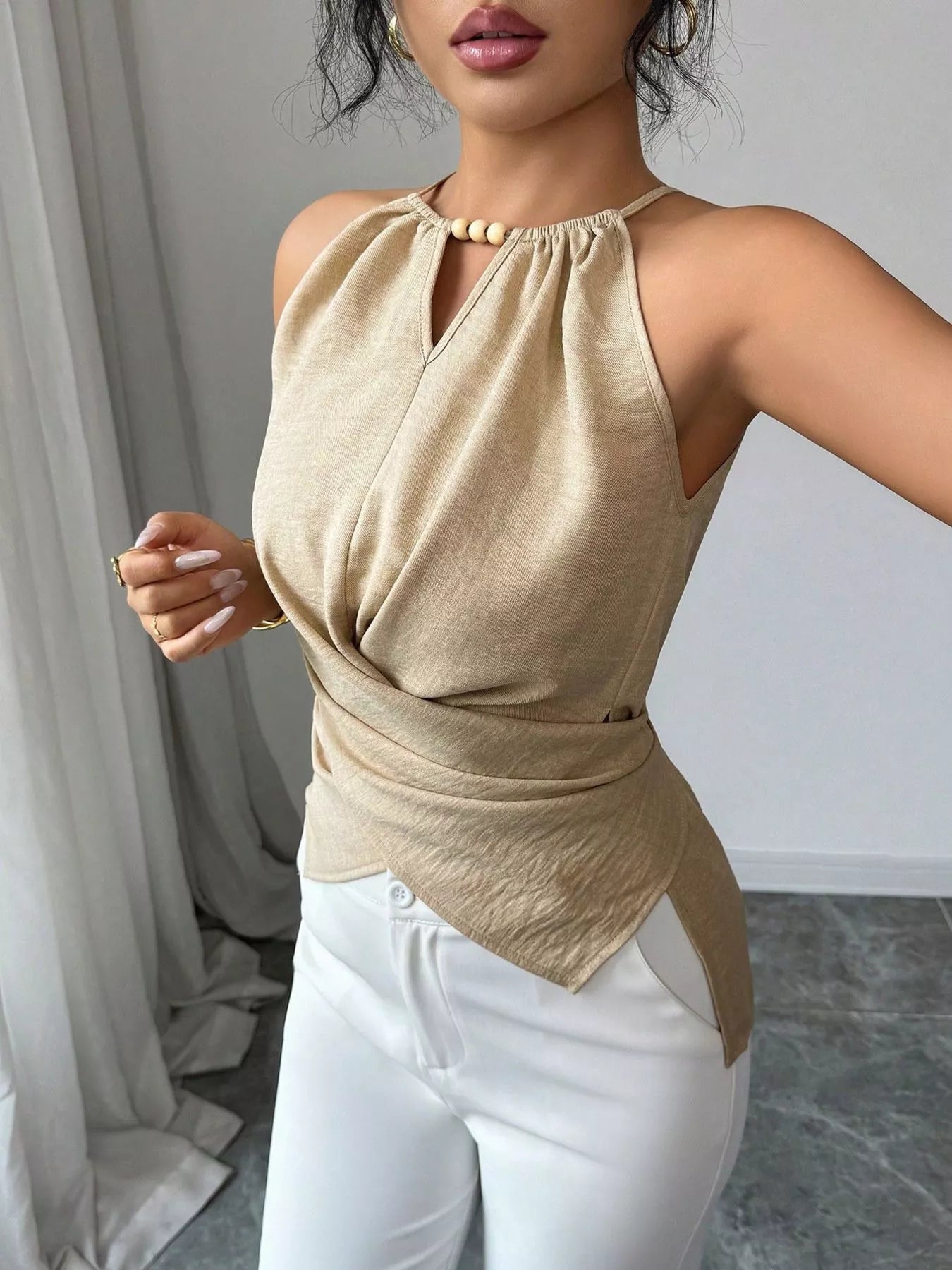 Halter Neck Crisscross Cami | Dirt Rich Elegance | Apparel, Accessories, Home Goods & Personal Care