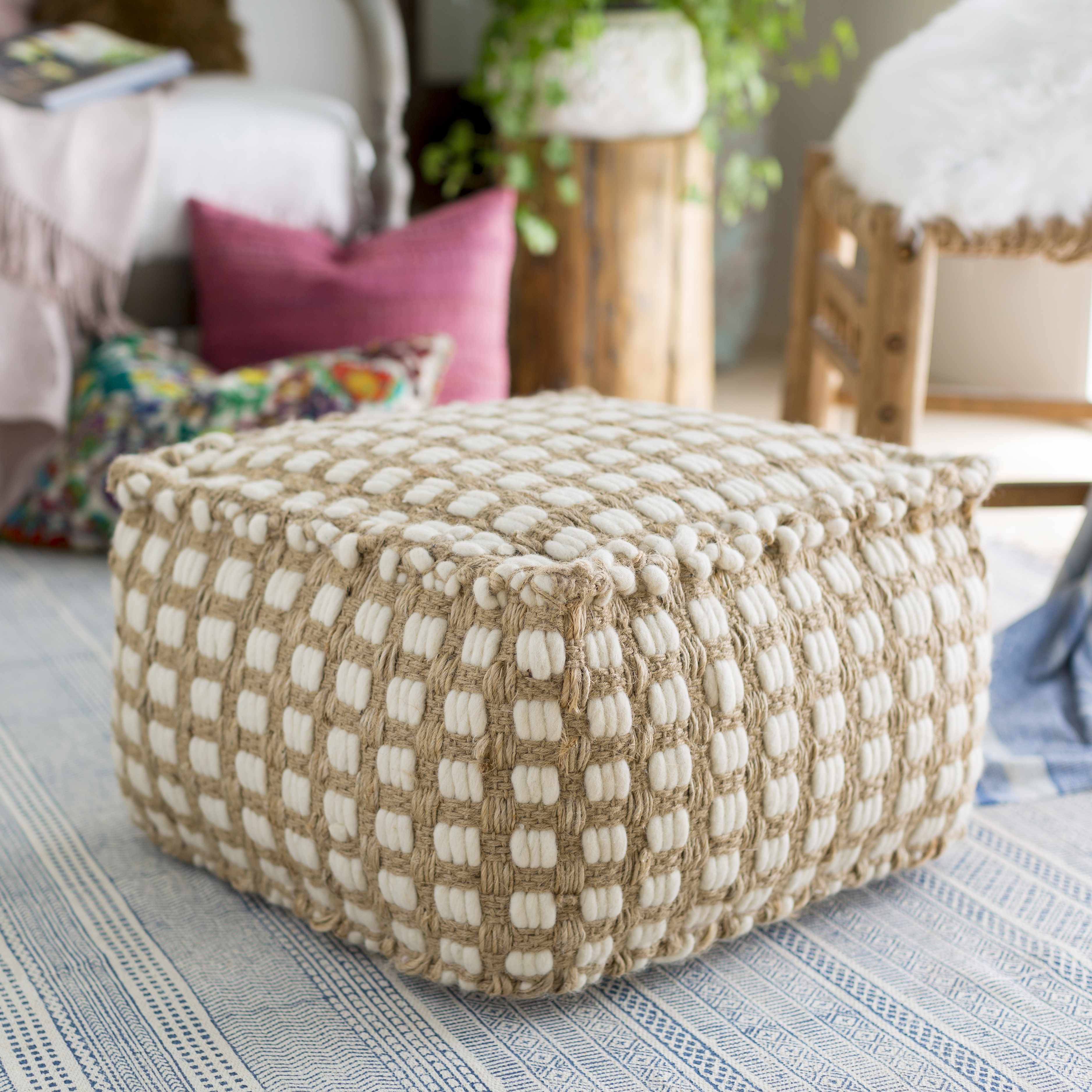 Brookneal Pouf | Dirt Rich Elegance | Apparel, Accessories, Home Goods & Personal Care