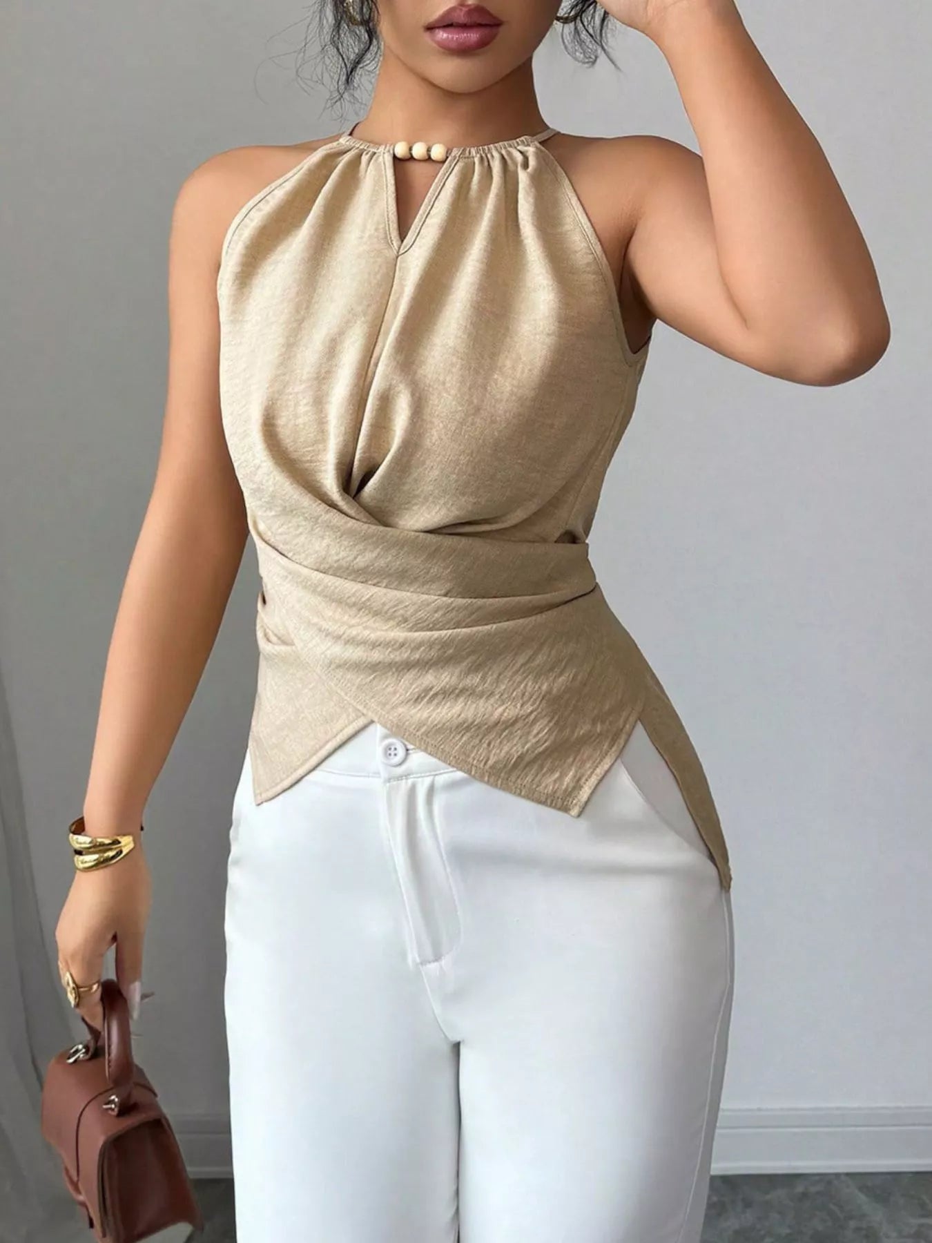Halter Neck Crisscross Cami | Dirt Rich Elegance | Apparel, Accessories, Home Goods & Personal Care