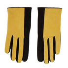 TWO TONE SUEDE GLOVE YELLOW | Dirt Rich Elegance | Apparel, Accessories, Home Goods & Personal Care
