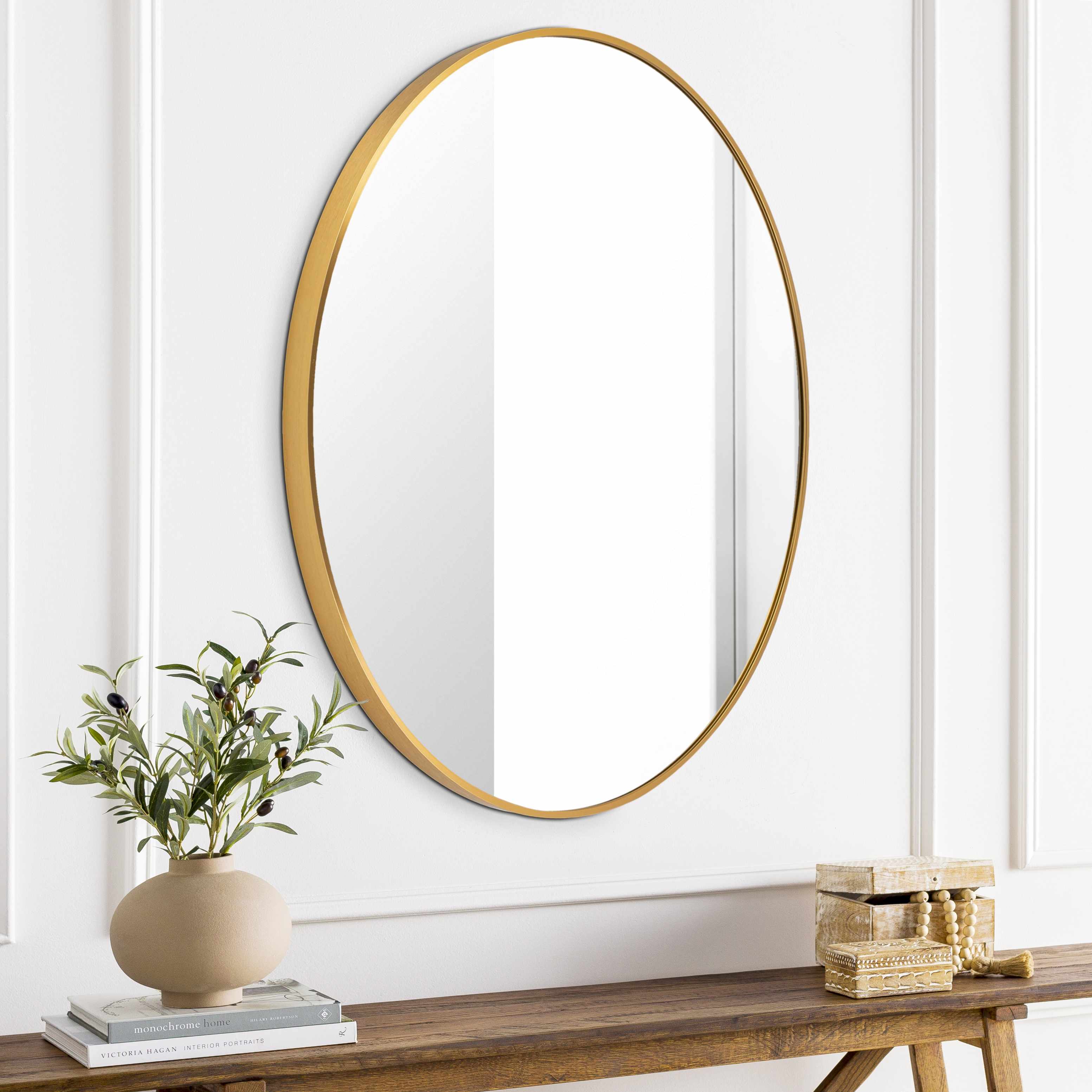 Pontalina Round Gold Mirror | Dirt Rich Elegance | Apparel, Accessories, Home Goods & Personal Care