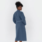 Women’s Lightweight Kimono Waffle Spa Robe Indigo Blue | Dirt Rich Elegance | Apparel, Accessories, Home Goods & Personal Care